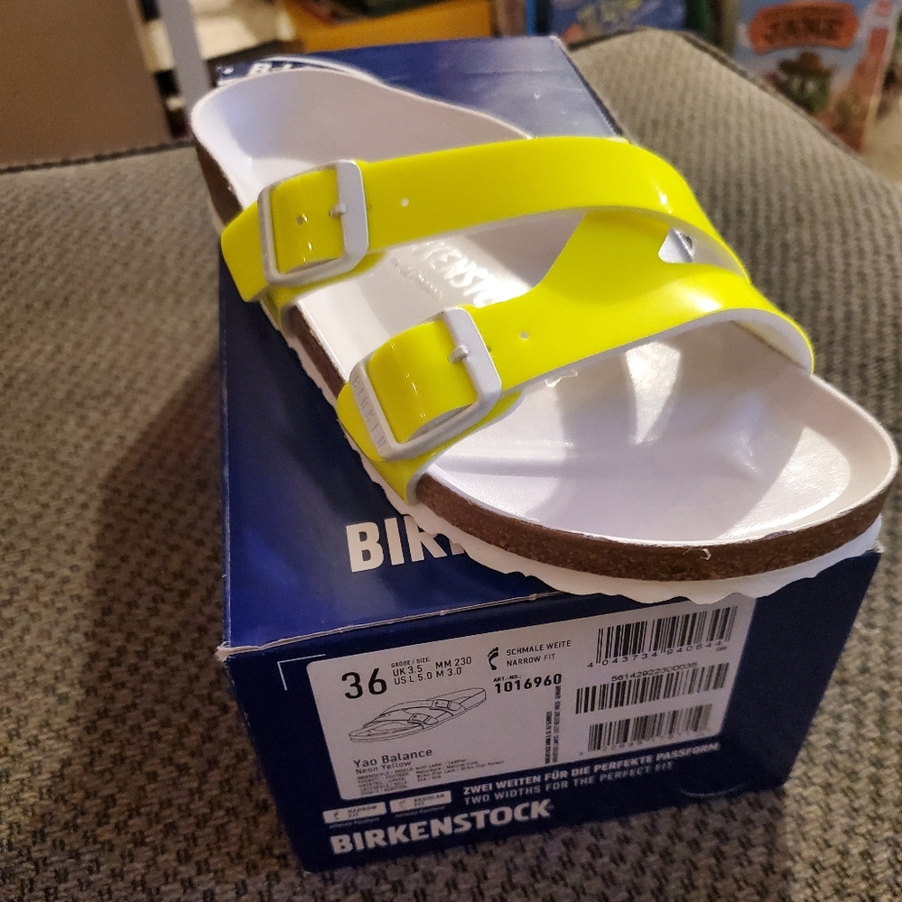 Birkenstock  Yellow sandal